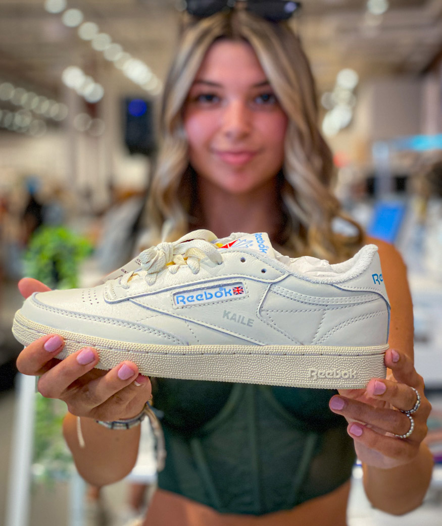 On-site engraving shoes with Reebok at Pacsun in NYC | INKWELLS